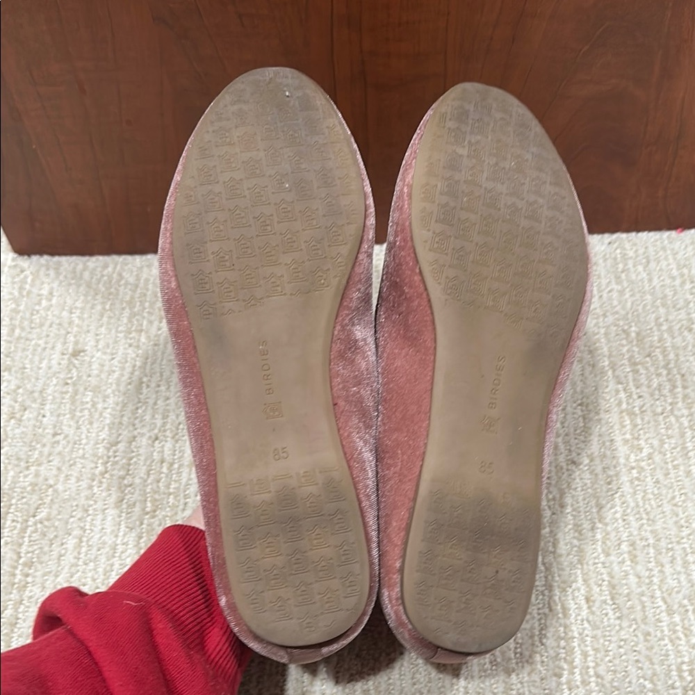Birdies Velvet Loafers in dusty rose/pink - Picture 7 of 7